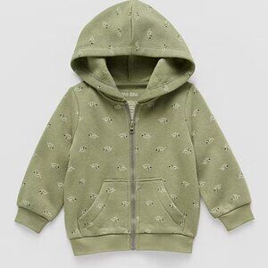 24 MONTHS NWT OKIE DOKIE Dinosaurs Baby Boys Fleece Hooded Lightweight Jacket
